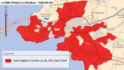 SFR sur l'agglomération de La Rochelle