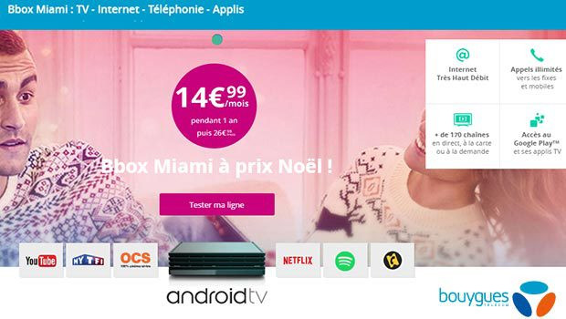 Les offres THD Bbox Miami de Bouygues