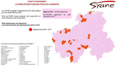 La fibre optique en 2016-2017 en Haute-Savoie
