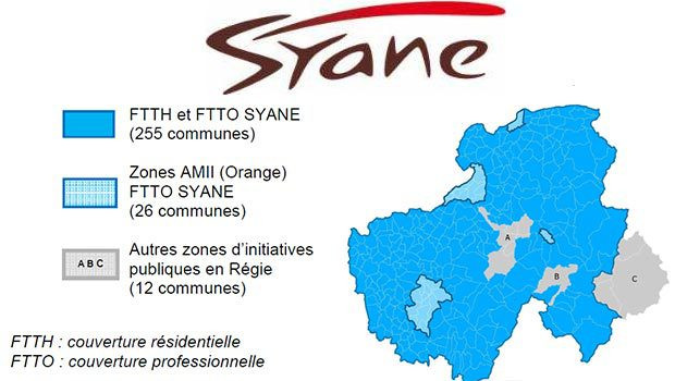 Répartition FTTH et FTTO dans le 74