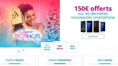 150€ offerts sur les nouveautés Bouygues Telecom