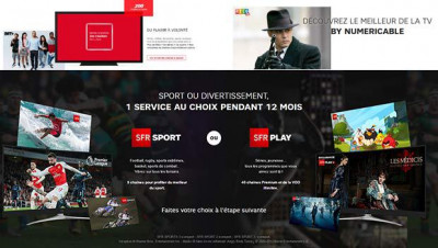 SFR Box Starter Fibre avec SFR Sport ou SFR Play