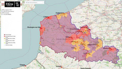 La Fibre Numérique 59-62 sur le Nord-Pas-de-Calais