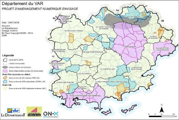 Le Var présente son SDTAN à France THD