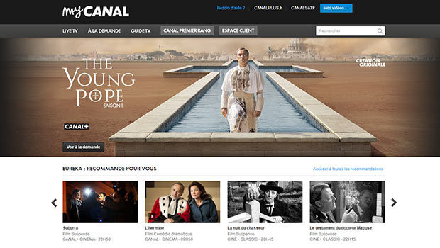 Tous les services sur le portail MyCANAL.Fr