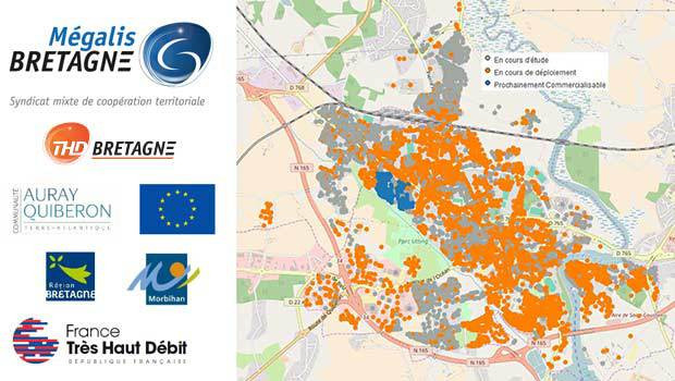 La fibre optique à Auray dans le 56