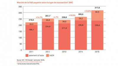 Le marché français de la VOD en 2015
