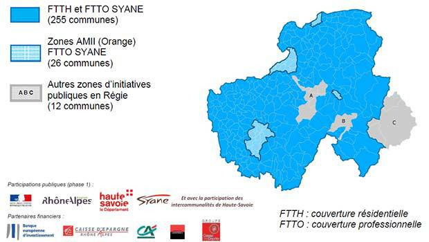 La fibre optique opérée par Tutor en Haute-Savoie