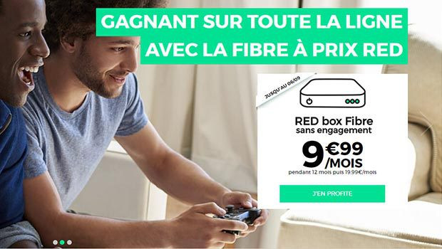 La Fibre par RED, à 11,99€/mois avec le décodeur TV