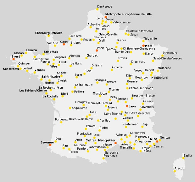 Couverture Fibre d'Orange en France à l'été 2016