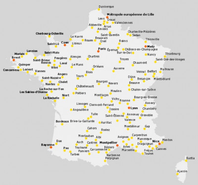 Couverture Fibre d'Orange en France à l'été 2016