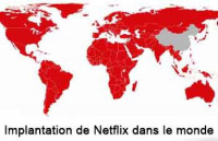 implantation Netflix monde