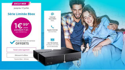 Vente Flash, Bbox à 1,99€/mois