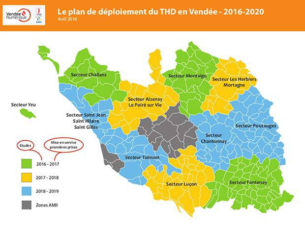 Le déploiement FTTH en Véndée