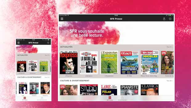 20 SFR Presse unes de magazines