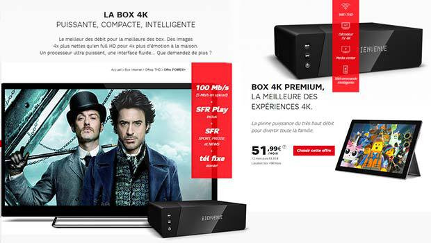 L'offre Premium avec la Box 4H THD de SFR