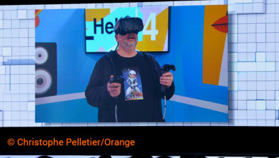 Luc Besson s'est immergé en VR à 360° dans la nouvelle Livebox d'Orange