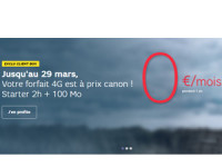 forfait zero euro sfr