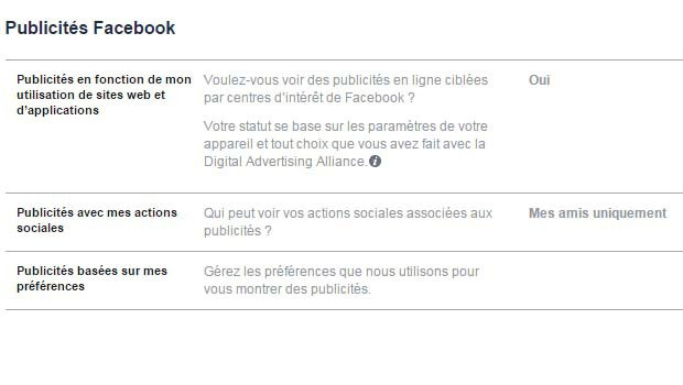 publicité facebook