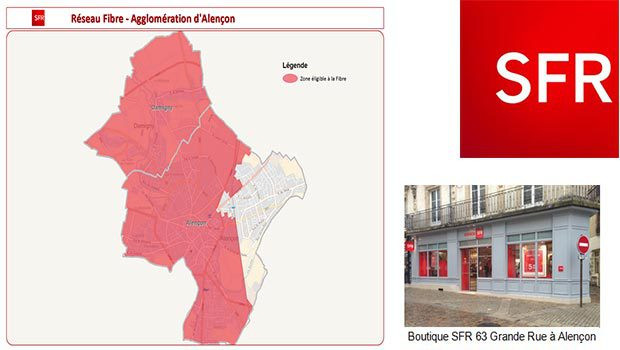 La fibre optique à Alençon par SFR