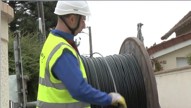 Déploiement de fibre optique