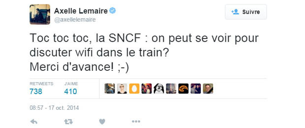 Tweet Axelle Lemaire