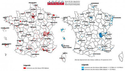 Le déploiement du THD en France