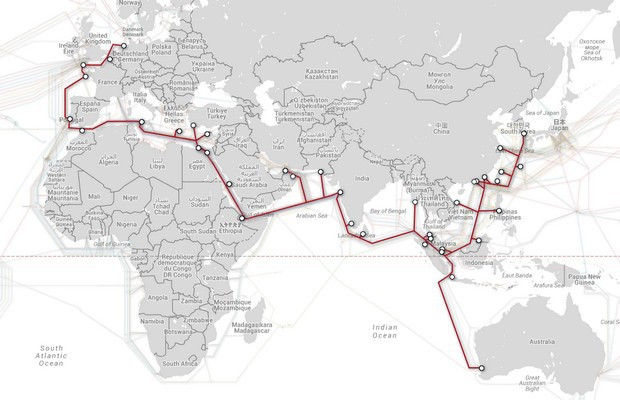Tracé du câble SeaWeMe3