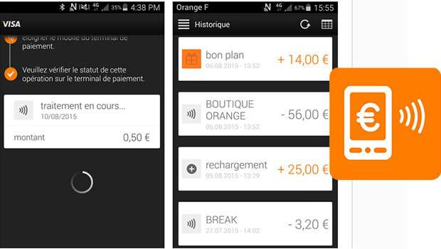 Le paiement sans contact en NFC avec Orange Cash