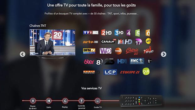 La box TV est fournie par Vidéofutur