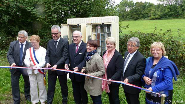 Inauguration du NRA fibré Le Gacé-Chaumont