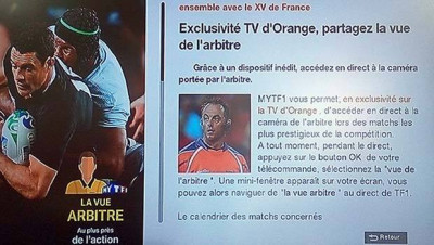 La TV Orange avec la Coupe du Monde de Rugby 2015 en star