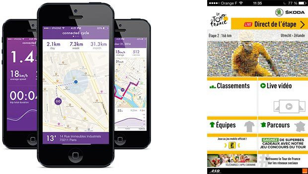 L'application du Tour de France