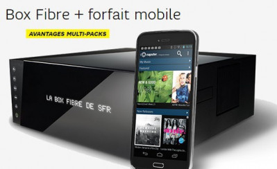 La Box Fibre de SFR associée à un forfait mobile