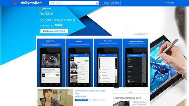 Dailymotion et son nouveau look