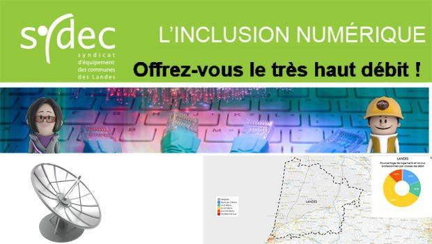 SYDEC, Les Landes poussent l'accès à Internet par satellite pour 16 000 foyers et entreprises