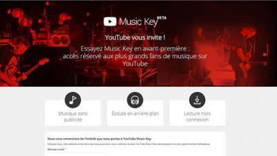 YouTube Music Key, le pendant de Play Music en vidéo