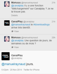tweet @canalplay