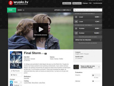 Wuaki.tv : location & achat de films/séries