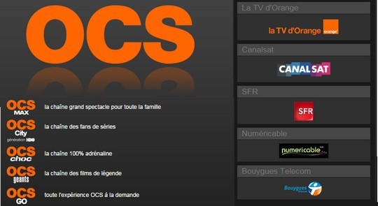 OCS est désormais diffusé sur la Freebox