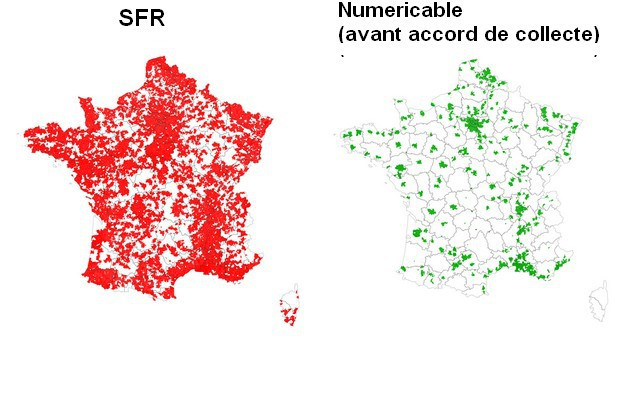 Carte de dégroupage SFR et Numericable