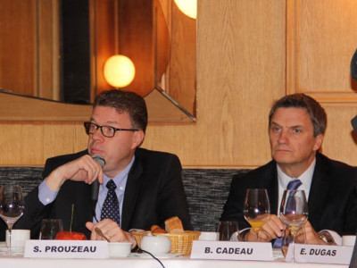 Stéphane Prouzeau, Président d'Agenda France et Bernard Cadeau, Président du Groupe ORPI