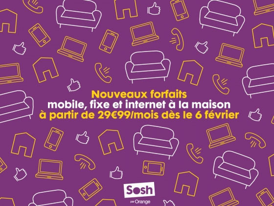 changement de prix sur la livebox de sosh en février