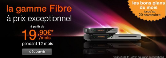 La livebox zen Fibre à 19.90€ pour les clients Orange mobile
