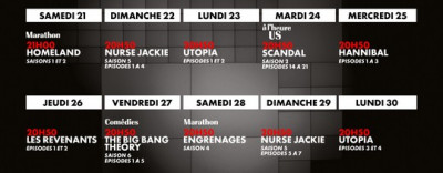 programme du lancement de Canal+ Séries
