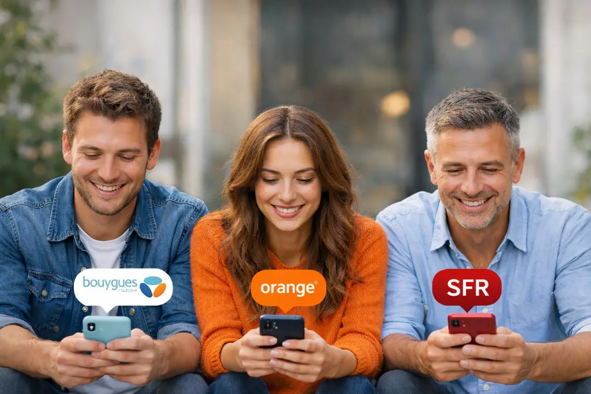 3 reseaux Orange sfr bouygues telecom avec YouPrice