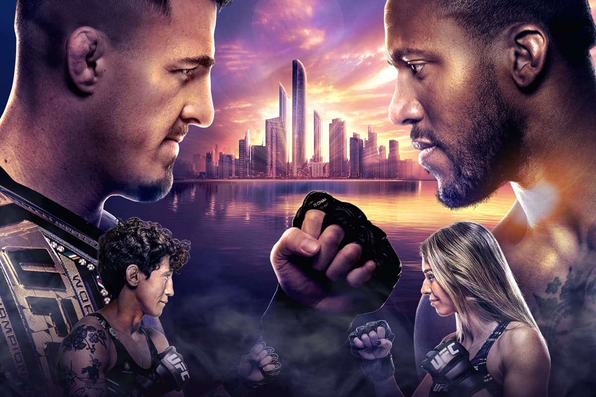 Affiche Gane Aspinall pour l'UFC 321, à voir en direct sur RMC Sports