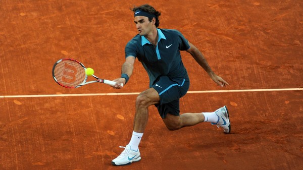 Match de tennis à Roland Garros avec Roger Federer