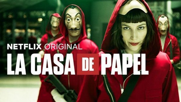 La série TV Casa De Papel produite et diffusée par Netflix