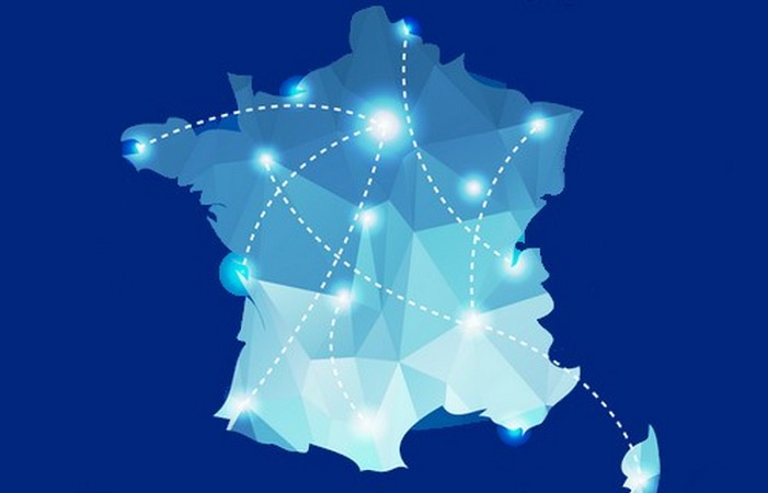 Lacentral NRA carte des réseaux internet en France